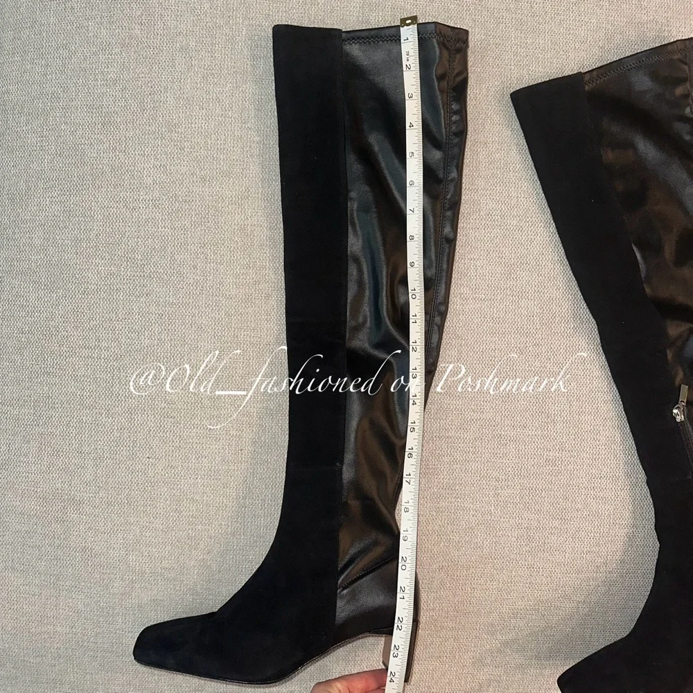 SCHUTZ Donata OTK Leather Boots